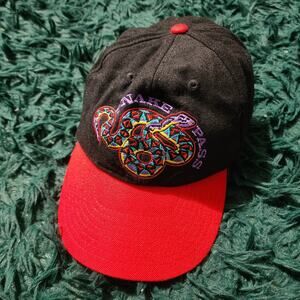 Vintage Marlboro Adventure Team Snake Pass Black & Red Strapback Hat